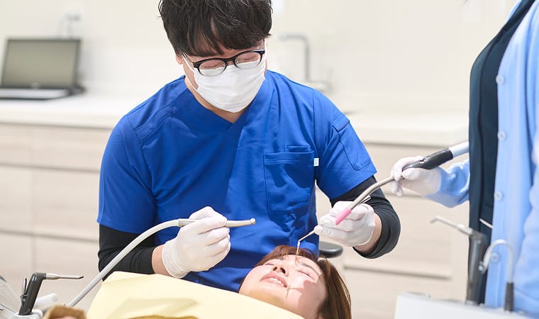 治療中の様子